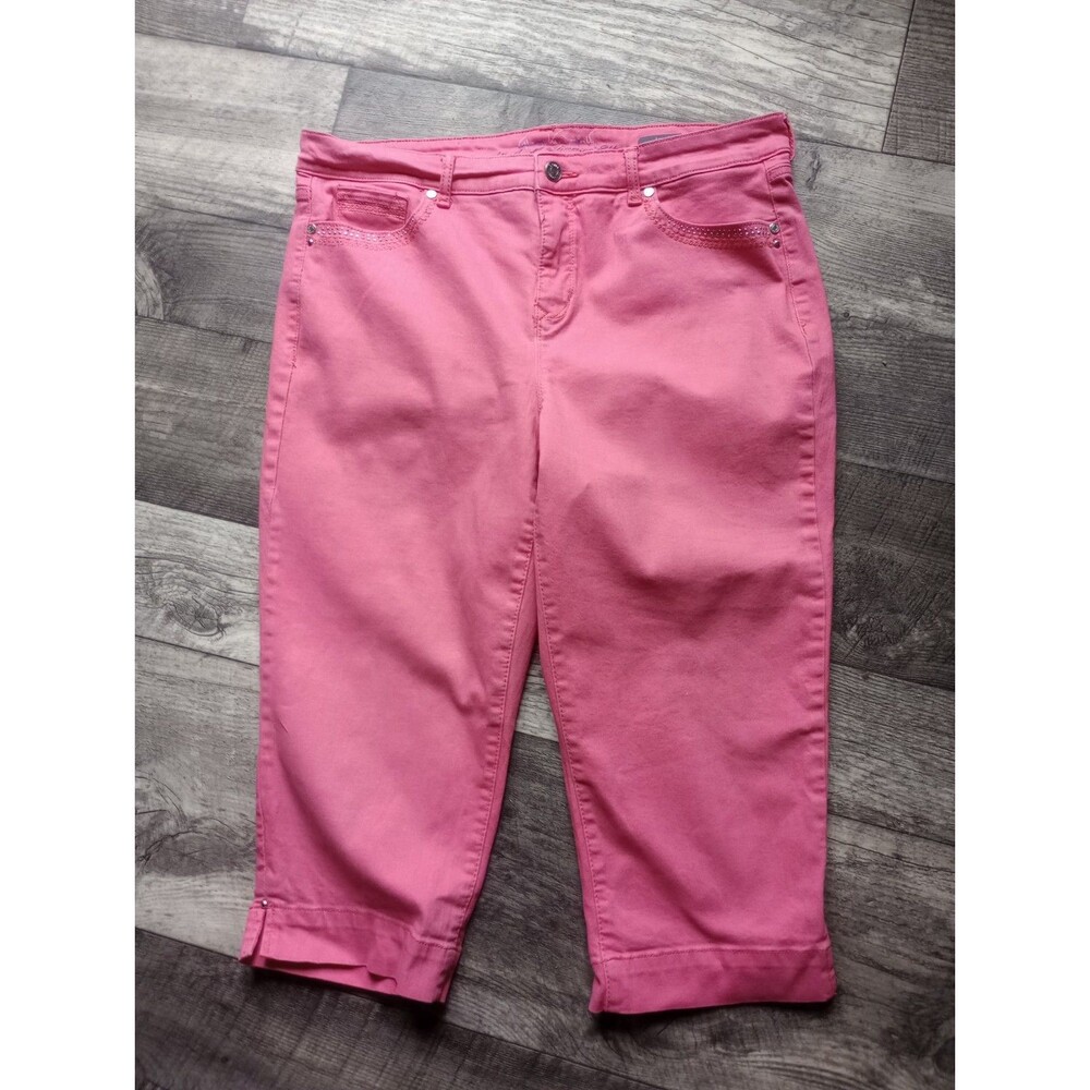 Gloria Vanderbelt Women's 12 All Around Slimming, Jordyn Pink Capris